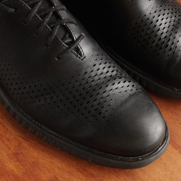 Cole Haan Oxfords Mens Size 10.5M BLK ZeroGrand 2.0 Laser Wingtip Shoes C23832 main image 8